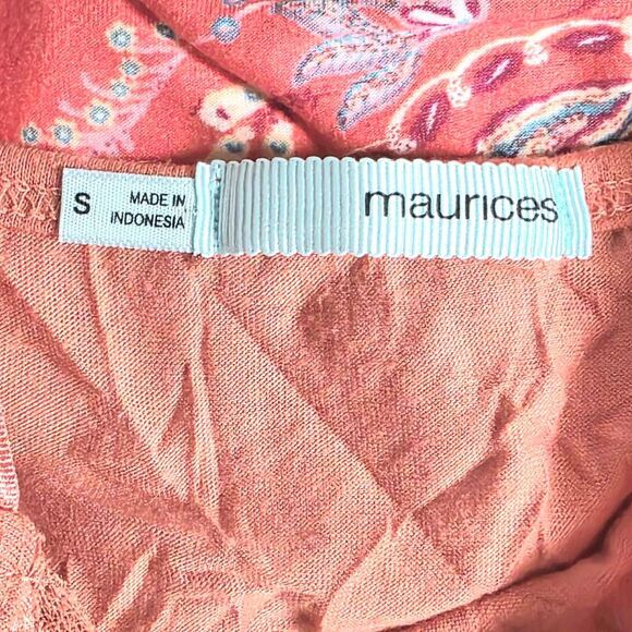 Maurices Coral Lace Trim Cami Tank Top S - Picture 4 of 6